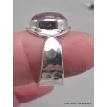 Bijou en Cacochynite Super Seven Argent martelé taille 55 - Bijoux en Cacochynite Super Seven