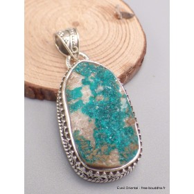 Bijou Pendentif Cristal Dioptase style ancien Bijoux en Cristal Dioptase LAM39.3