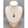 Bijou Pendentif Azurite naturelle forme ovale Bijoux en Azurite LAM40.4