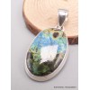 Bijou Pendentif Azurite naturelle forme ovale Bijoux en Azurite LAM40.4
