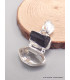 Pendentif Tourmaline noire et Diamant d'Herkimer Bijoux en Diamant d'Herkimer YM80.1