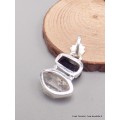 Pendentif Tourmaline noire et Diamant d'Herkimer Bijoux en Diamant d'Herkimer YM80.1