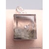 Pendentif carré en Cristal Quartz Manifestation Bijoux en Quartz Manifestation YM85.2
