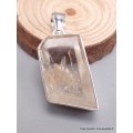 Pendentif asymétrique en Cristal Quartz Manifestation Bijoux en Quartz Manifestation YM85.3