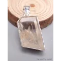 Pendentif asymétrique en Cristal Quartz Manifestation - Bijoux en Quartz Manifestation