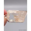 Pendentif asymétrique en Cristal Quartz Manifestation - Bijoux en Quartz Manifestation