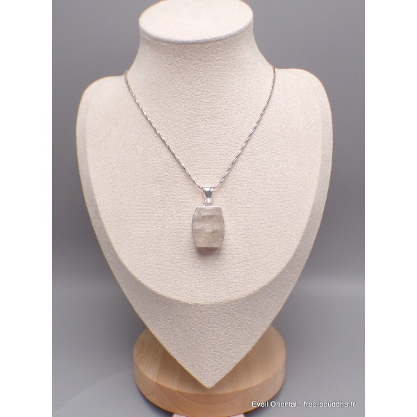 Pendentif géométrique Cristal Quartz Manifestation Bijoux en Quartz Manifestation YM85.4