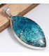 Pendentif marquise en Shattuckite naturelle Pendentifs pierres naturelles CWA2.1