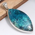 Pendentif marquise en Shattuckite naturelle Pendentifs pierres naturelles CWA2.1