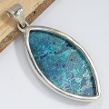 Pendentif marquise en Shattuckite naturelle Pendentifs pierres naturelles CWA2.1