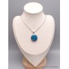 Bijou Shattuckite naturelle pendentif rond Pendentifs pierres naturelles CWA2.3