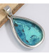 Bijou Shattuckite naturelle pendentif forme goutte Pendentifs pierres naturelles CWA2.4