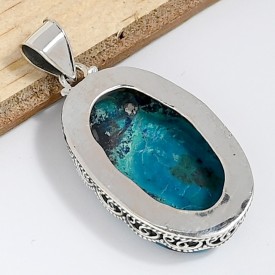Bijou Shattuckite naturelle pendentif style ancien Pendentifs pierres naturelles CWA2.5
