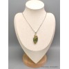 Pendentif Cyanite Mermaid striures vert gris Pendentifs pierres naturelles CWA4.3