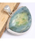 Pendentif Cyanite Mermaid bleu lagon jaune Pendentifs pierres naturelles CWA4.4