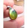 Pendentif en Ammolite naturelle multicolore qualité AAA Pendentifs pierres naturelles CWA5.4