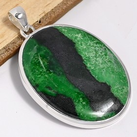 Gros pendentif en Jade Transvaal Pendentifs pierres naturelles CWA6