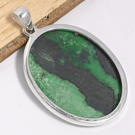 Gros pendentif en Jade Transvaal Pendentifs pierres naturelles CWA6