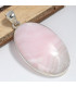 Gros Pendentif Aragonite rose forme ovale Pendentifs pierres naturelles CWA7.3