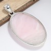 Gros Pendentif Aragonite rose forme ovale Pendentifs pierres naturelles CWA7.3