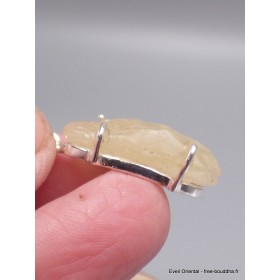 Pendentif argent Verre de Lybie forme libre Pendentifs pierres naturelles AW62.5