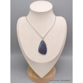 Pendentif Rubis sur Cyanite Asymétrique (rare) Bijoux en Rubis sur Cyanite CWA8