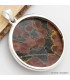 Gros pendentif rond Obsidienne Peanut Pendentifs pierres naturelles CWA9