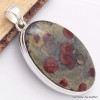 Pendentif Obsidienne Peanut oval Pendentifs pierres naturelles CWA9.2