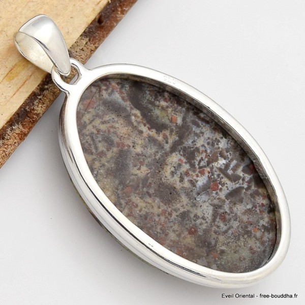 Pendentif Obsidienne Peanut oval Pendentifs pierres naturelles CWA9.2