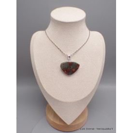 Pendentif Obsidienne Peanut asymétrique Pendentifs pierres naturelles CWA9.1