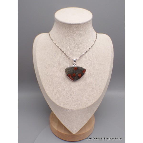 Pendentif Obsidienne Peanut asymétrique Pendentifs pierres naturelles CWA9.1