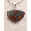Pendentif Obsidienne Peanut asymétrique Pendentifs pierres naturelles CWA9.1