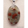 Pendentif Obsidienne Peanut oval Pendentifs pierres naturelles CWA9.2