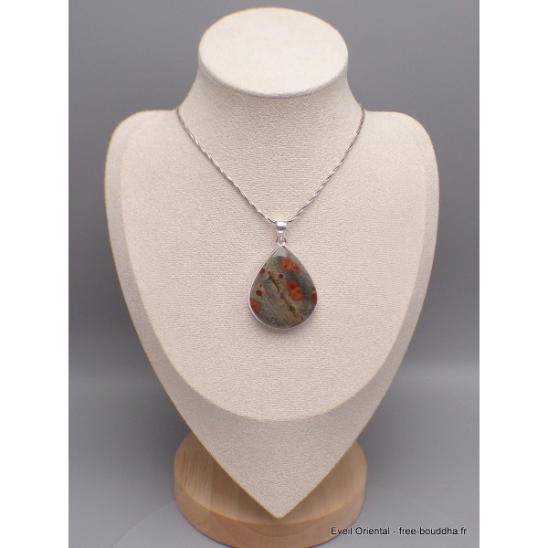 Bijou Obsidienne Peanut pendentif goutte Pendentifs pierres naturelles CWA9.4