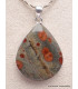 Bijou Obsidienne Peanut pendentif goutte Pendentifs pierres naturelles CWA9.4