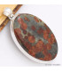 Gros pendentif Obsidienne Peanut gris ocre Pendentifs pierres naturelles CWA9.6
