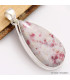 Cristal de Cinabre pendentif goutte Pendentifs pierres naturelles CWA11.1