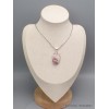Bijou Cristal de Cinabre pendentif oval Pendentifs pierres naturelles CWA11.4