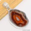 Pendentif Agate de Botswana ocre grise Bijoux en Agate CWA13