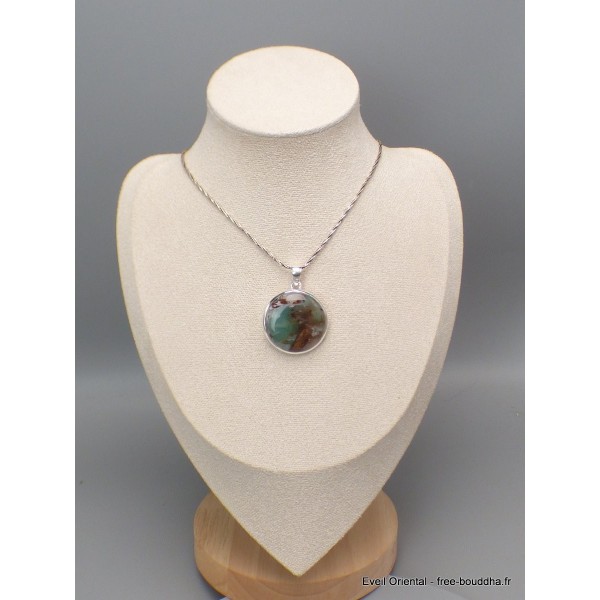 Pendentif rond en Aquaprase Bijoux en Aquaprase CWA15