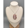 Grand Pendentif Agate de Botswana tranche Bijoux en Agate CWA13.1