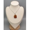 Pendentif Agate de Botswana tranche ocre jaune Pendentifs pierres naturelles CWA13.2