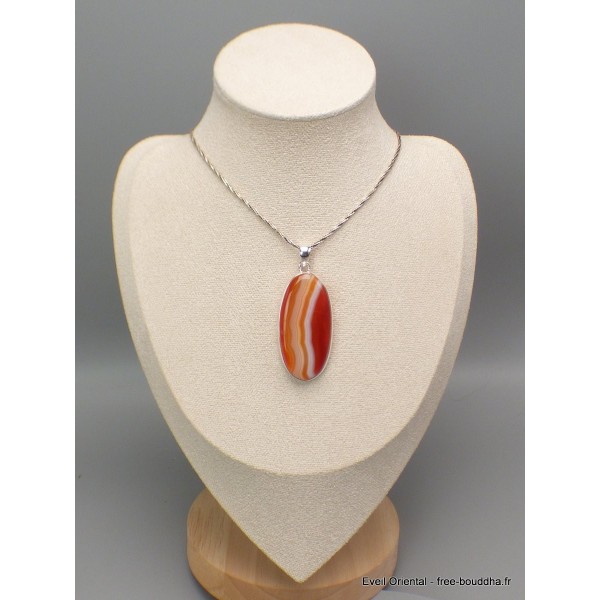 Pendentif Agate du Lac Supérieur Minesotta Pendentifs pierres naturelles CWA14.2