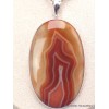 Très gros Pendentif Agate du Lac Supérieur 8,8 cm Bijoux en Agate CWA14.1