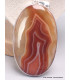 Très gros Pendentif Agate du Lac Supérieur 8,8 cm Bijoux en Agate CWA14.1