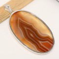 Très gros Pendentif Agate du Lac Supérieur 8,8 cm Bijoux en Agate CWA14.1