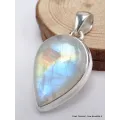 Bijou pendentif en Pierre de lune bleue péristérite - Bijoux en Pierre de lune