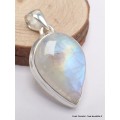 Bijou pendentif en Pierre de lune bleue péristérite Bijoux en Pierre de lune CWA12.5