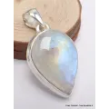 Bijou pendentif en Pierre de lune bleue péristérite - Bijoux en Pierre de lune