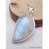 Bijou en Pierre de lune bleue péristérite forme larme Bijoux en Pierre de lune CWA12.7